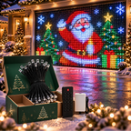 APP Controlled Fairy String Lights DIY Pattern Music Sync LED Curtain Lights Timer Function USB Powered Smart Lights