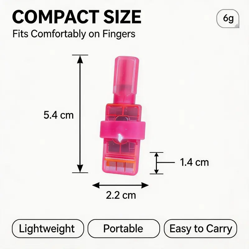 Finger Projection Lamp Luminous Toy (10 Pcs)