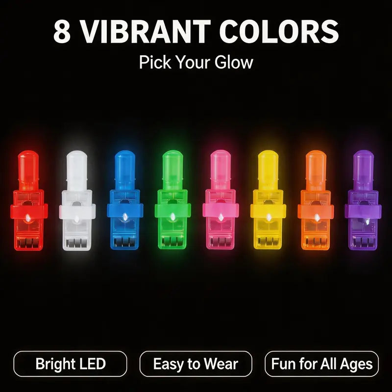 Finger Projection Lamp Luminous Toy (10 Pcs)