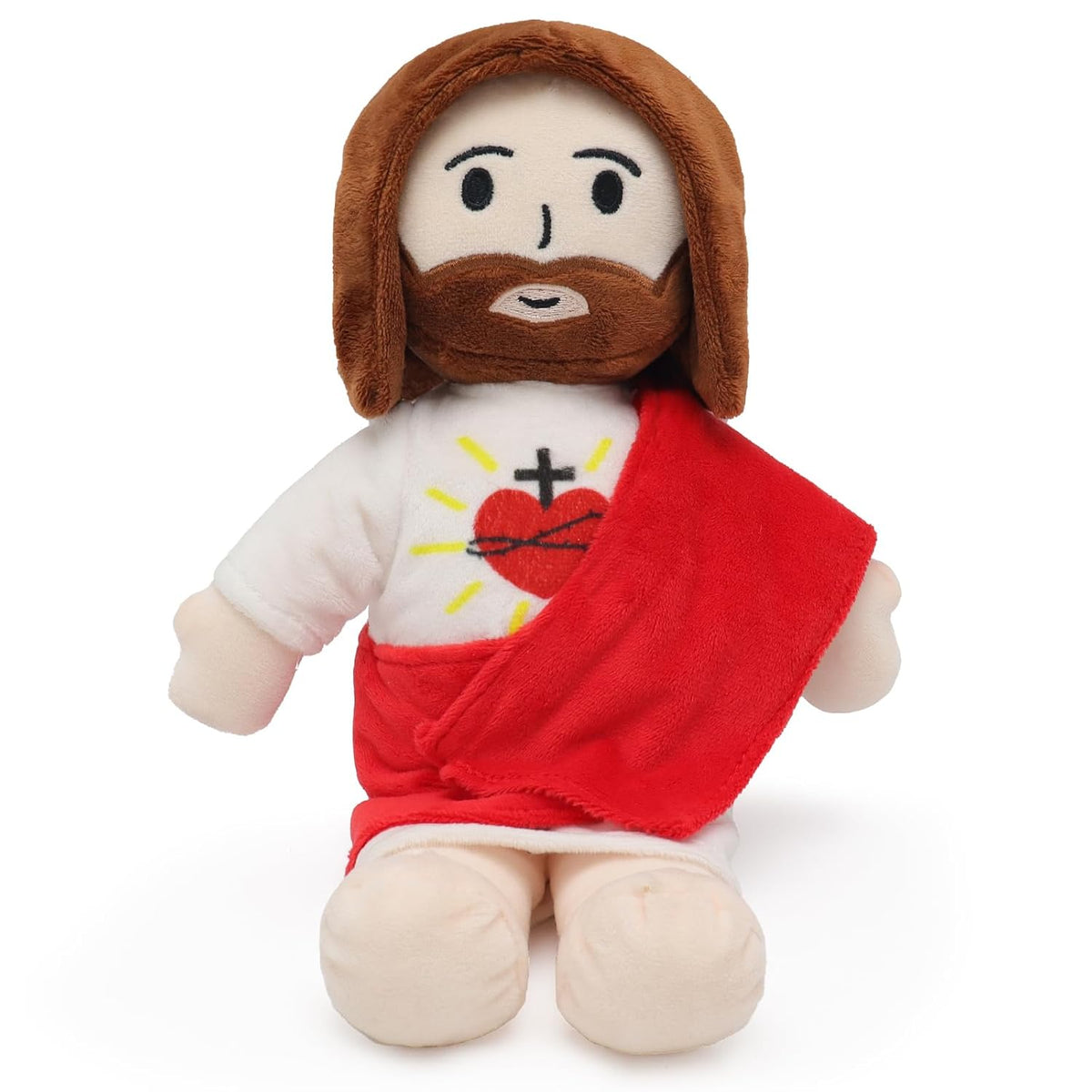 Yelakey 13" Jesus Plush Doll, Jesus Plushie Stuffed Doll Toy for Kids