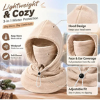 Windproof Fleece Hooded Balaclava