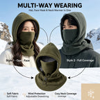 Windproof Fleece Hooded Balaclava