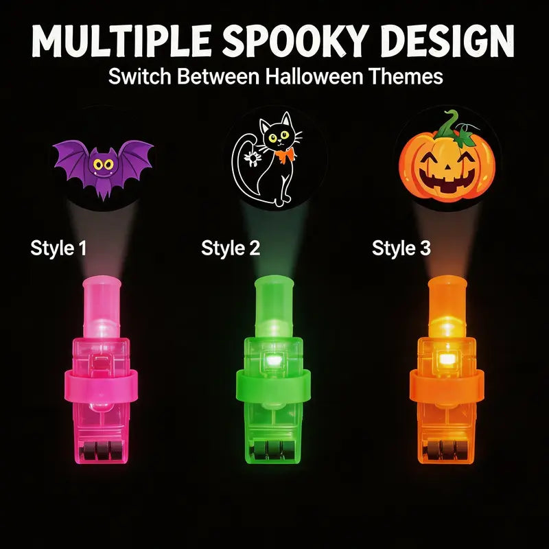 Finger Projection Lamp Luminous Toy (10 Pcs)